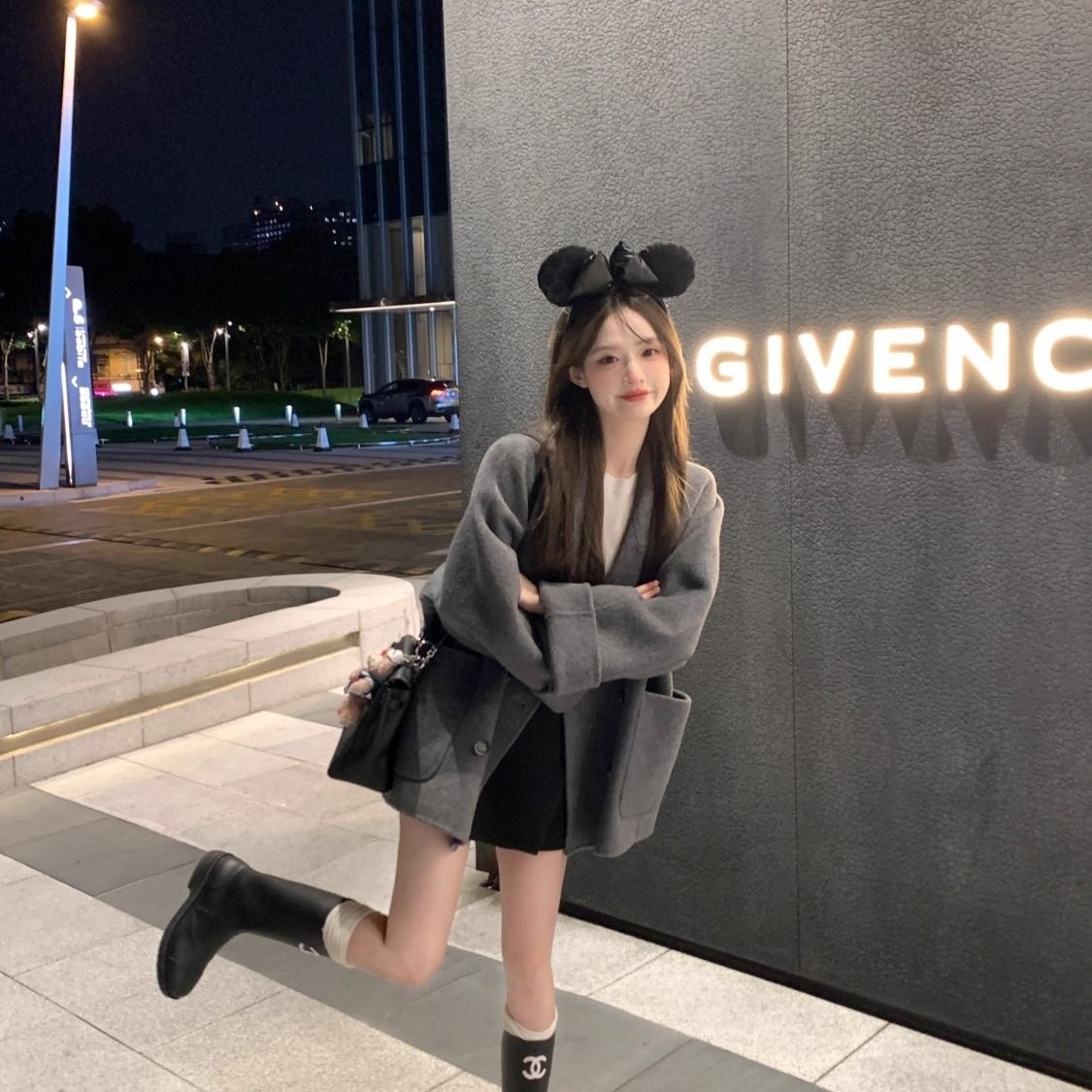 2025秋冬新款韩系气质百搭大码