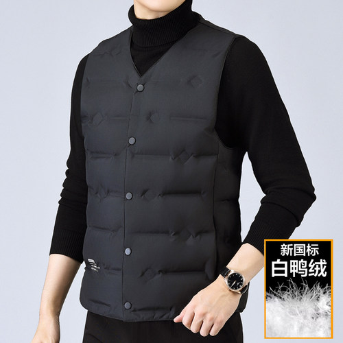 80%白鸭绒轻便百搭保暖马甲