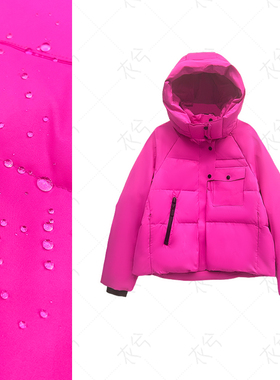 （口袋工装羽绒服）B28秋冬季韩系时尚潮流宽松显瘦保暖羽绒服