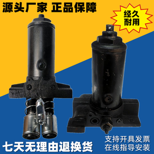 液压千斤顶泵头油缸 3T双柱塞卧式 3吨卧式 液压千斤顶泵头油缸配件