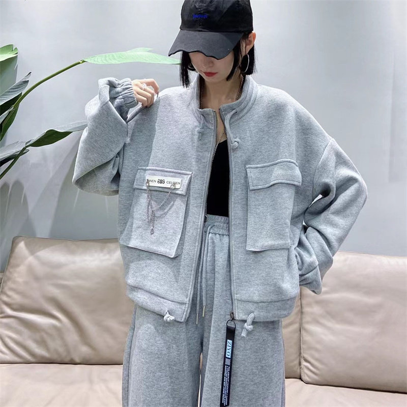 2024春秋新款韩版个性百搭短外套女文艺减龄宽松显瘦棒球服上衣潮