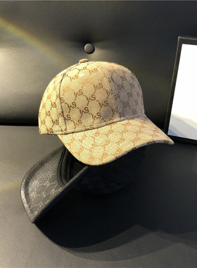 棒球帽宽帽檐大脸显脸小2025新款网红字母男女情侣休闲遮阳鸭舌帽