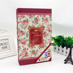 盒装 简约家庭 5寸|7寸混装290张 相册本插页式影集创意礼品 包邮