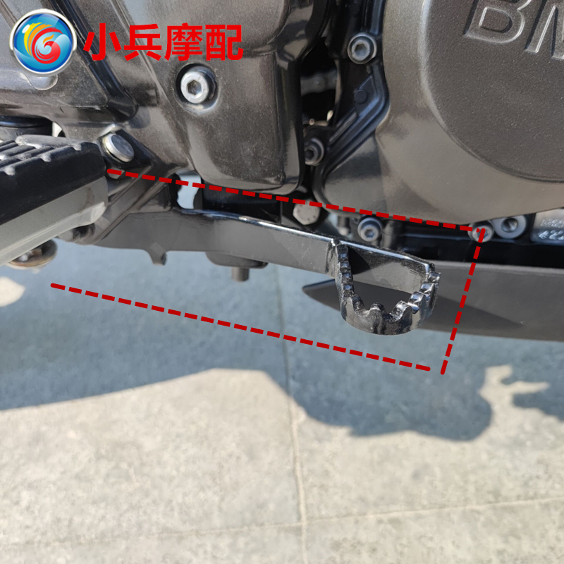 宝马G310R刹车杆脚刹杆踏杆