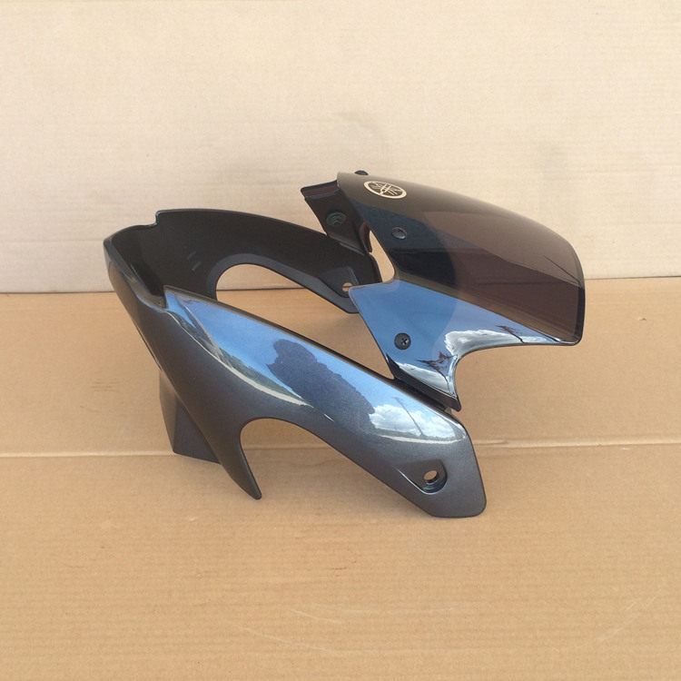 适用建设雅马哈YBR125K天剑K JYM125-7前导流罩仪表大灯头罩灰色