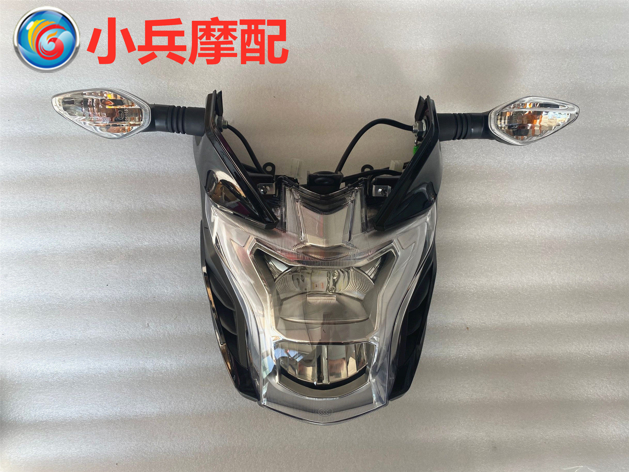 适用新大洲本田CBF150R SDH150-25前大灯带导流头罩支架转向灯