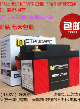 7AH安美国W锂电池蓄电瓶干电池蓄电池适用于隆鑫GP200R LX200-22