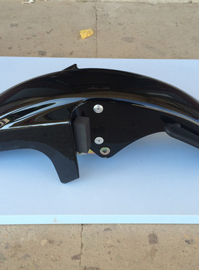 适用雅马哈YB125E YB125S天戟JYM125-3A-3B前挡泥板前泥瓦 黑色