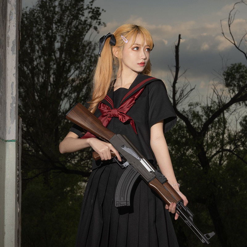 jk基础款短袖关西襟水手制服