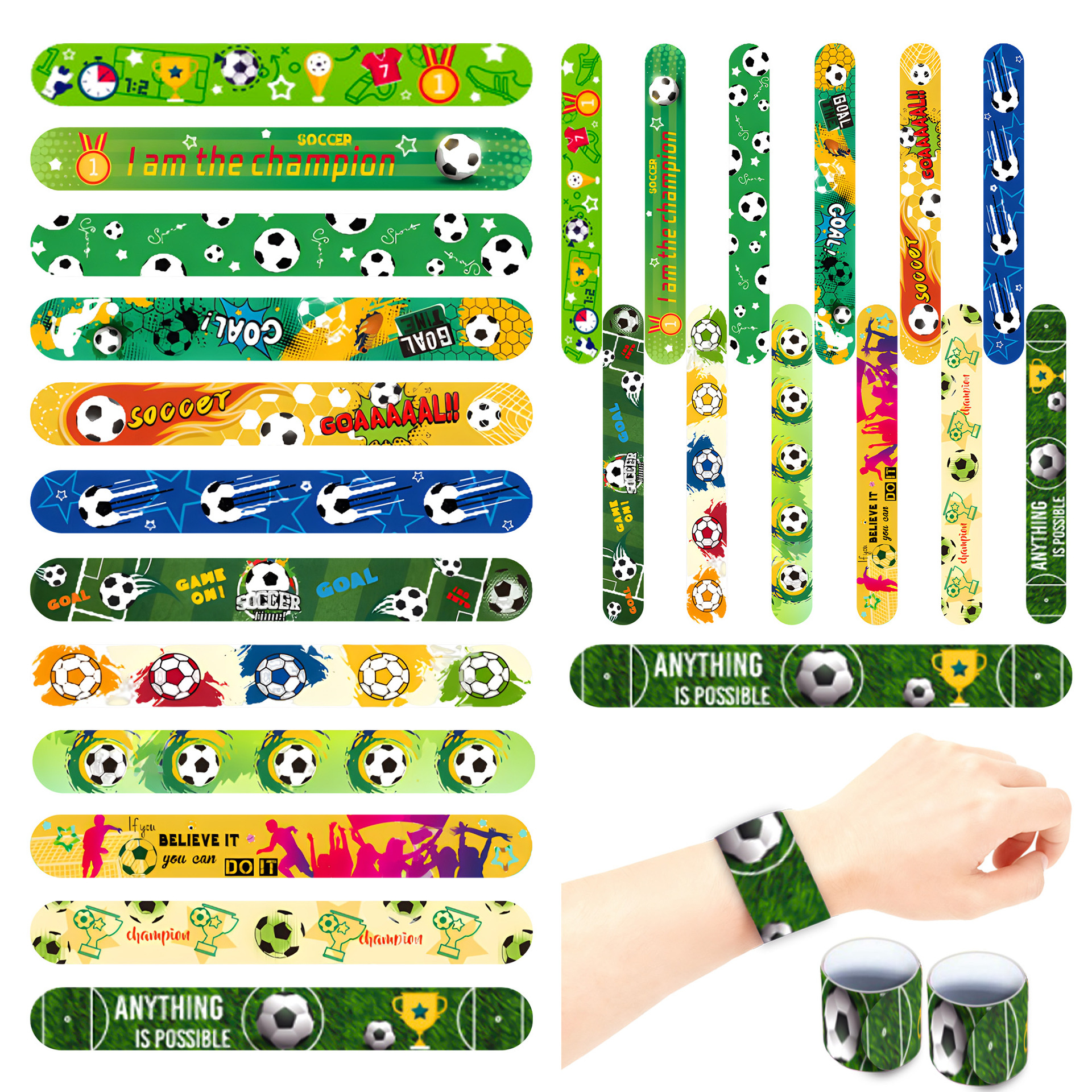 卡通世界杯足球儿童啪啪圈玩具