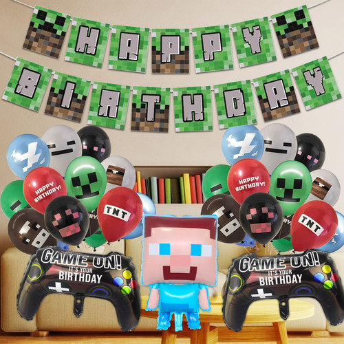 我的世界Minecraft派对装饰气球