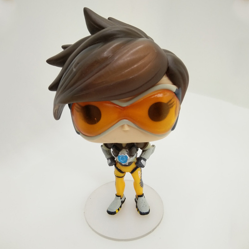 科幻动漫 pop 92 守望先锋手办  猎空 tracer 手办公仔