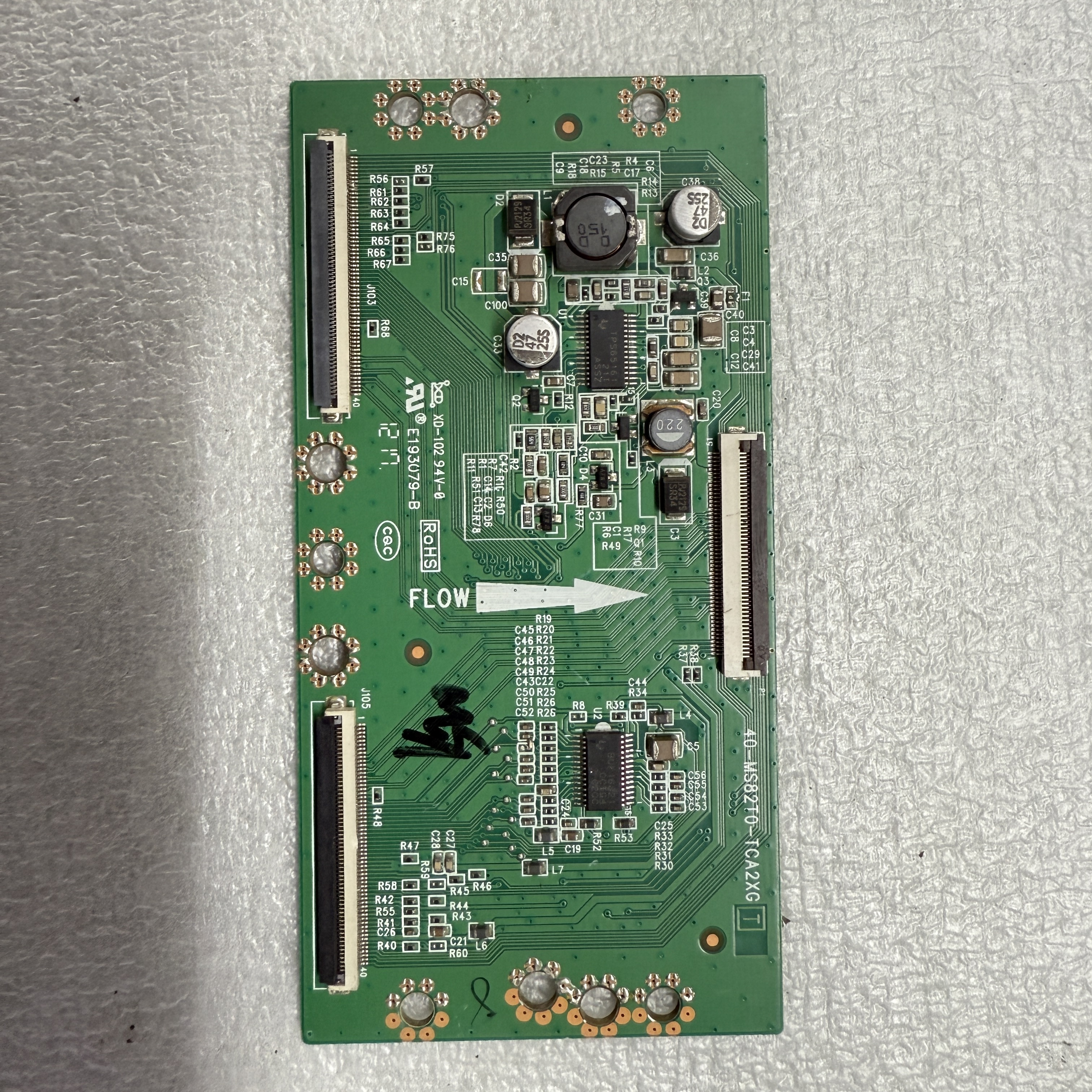 适用TCL42寸电视L42F3300/3350/3370B机的逻辑小板MS82T0屏驱动板