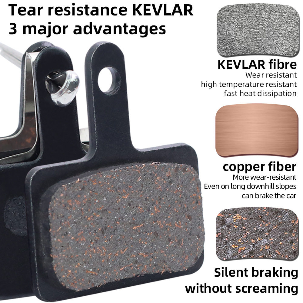 山地自行车紫铜纤维金属来令片BB5 M355M446油碟碟刹块刹车片通用