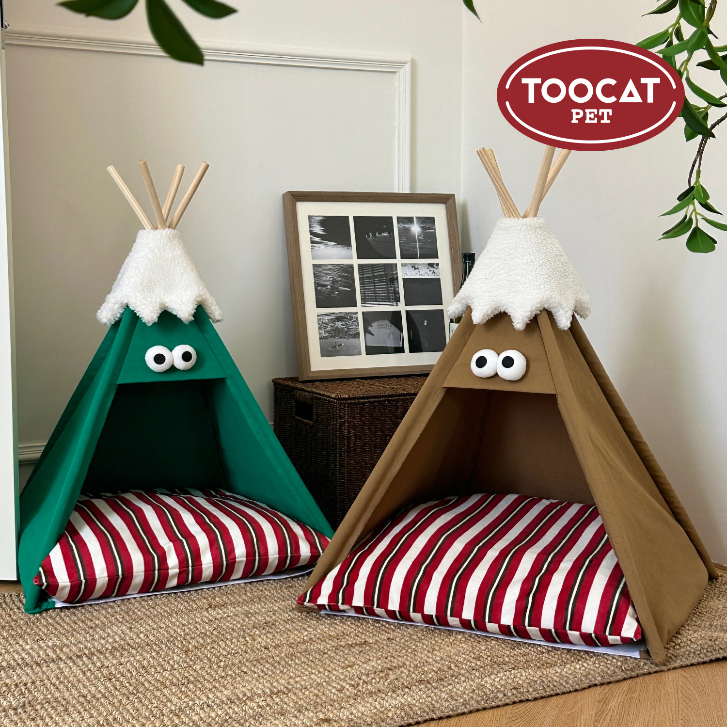 TOOCAT四季帐篷猫窝通用半封闭式