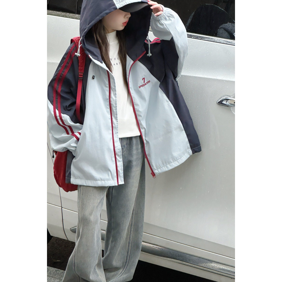 女童外套秋季2026新款儿童超好看冲锋衣女孩风衣早秋巨好看春秋装