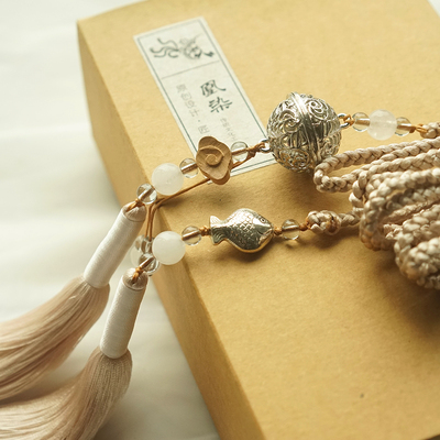 凰染现货原创道袍长衫铃铛宫绦