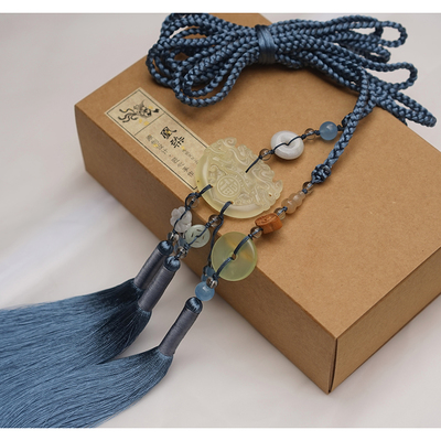 凰染原创汉服腰佩禁步明制宫绦