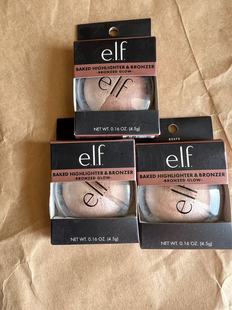 绝版美国ELF baked highlighter烘培高光Moonlight香槟色