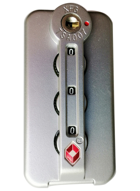 XFG行李箱密码锁配件tsa007出国海关通关锁旅行箱密码锁铝框箱锁