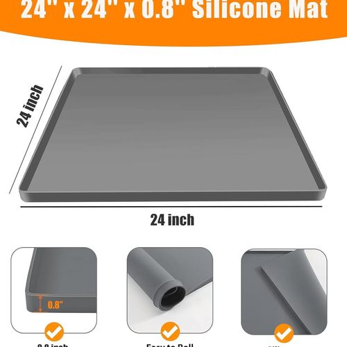 现货跨境爆款洗衣机硅胶保护垫烘干机顶垫整理收纳垫洗衣机置物