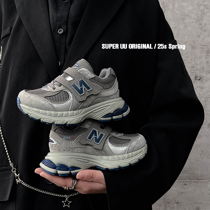 真皮儿童N.B/20222R透气运动鞋