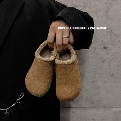 真皮儿童加绒保暖英伦风棉鞋