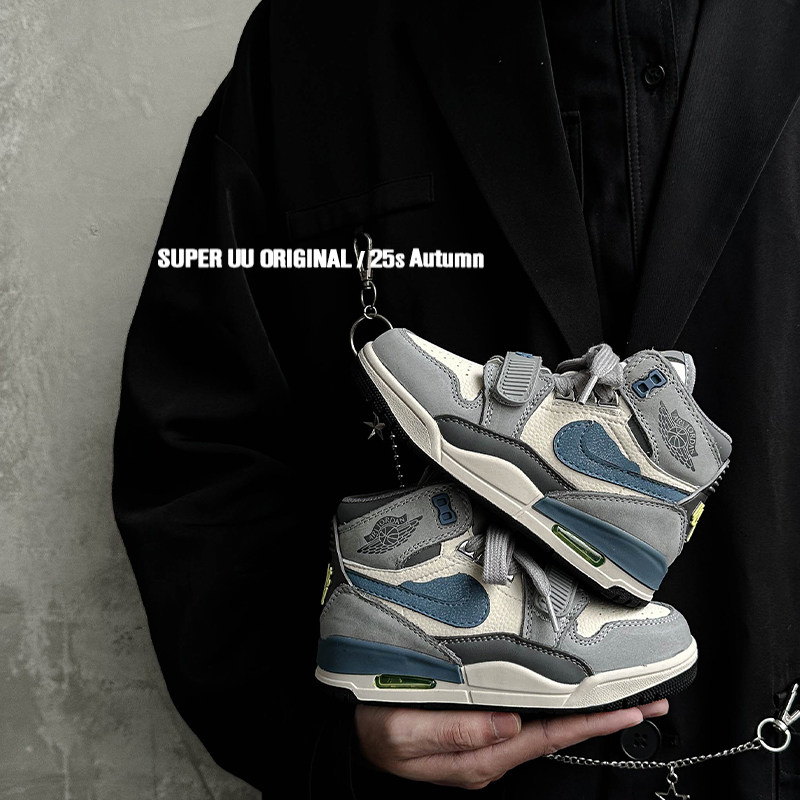 冬季加绒高帮真皮男女童板鞋防滑气垫儿童运动鞋中大童校园篮球鞋