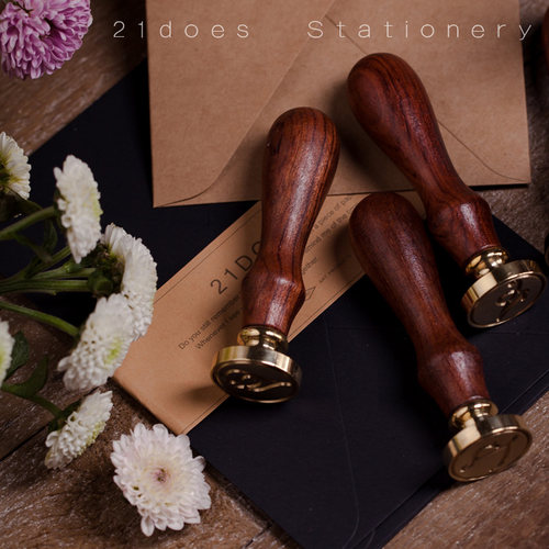 古典风字体文艺告白情书火漆章