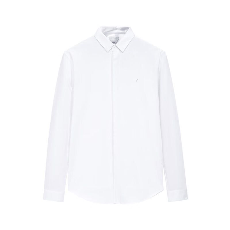 YPUT男装 白色衬衫休闲衬衫长袖YHG103029A