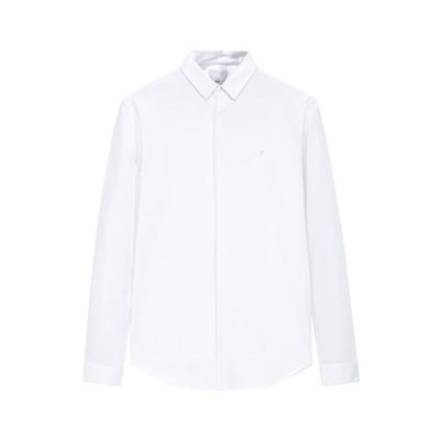 YPUT男装 白色衬衫休闲衬衫长袖YHG103029A