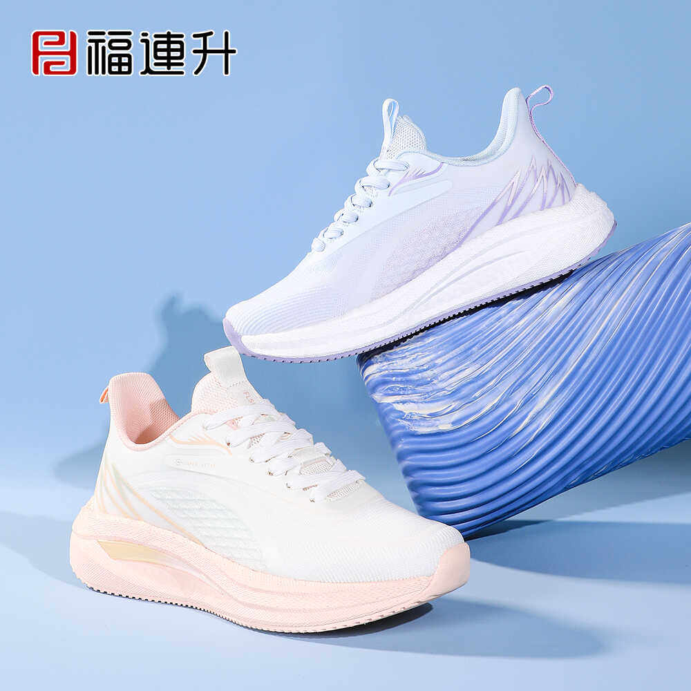 福连升女鞋跑步鞋2025春夏季新款网面透气弹力轻便休闲运动鞋4062