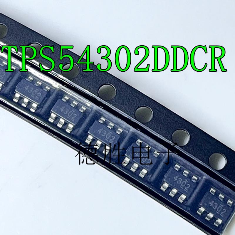 TPS54302DDCR 丝印4302 SOT-23-6 可调式 降压 开关稳压器IC 全新