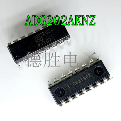 ADG202AKNZ ADG202A直插DIP16模拟开关多路复用器芯片 全新进口IC