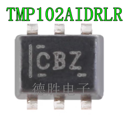 TMP102AIDRLR 丝印CBZ SOT-563 数字温度传感器芯片 全新进口IC