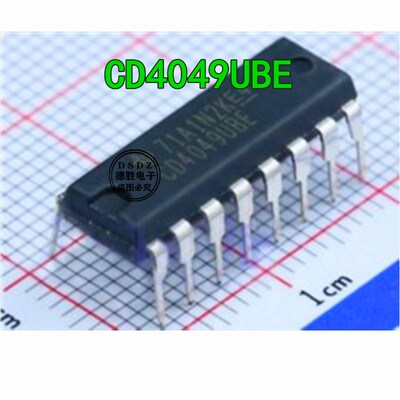 CD4049BE CD4049UBE 栅极和逆变器芯片 直插DIP16全新原装现货