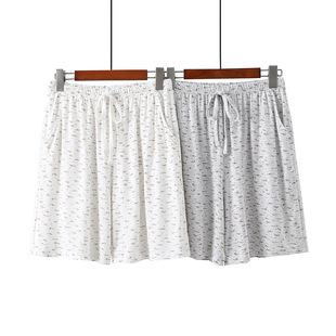 超柔软莫代尔睡裤晚上睡觉穿的睡衣短裤裤子单件家居裤女夏可外穿