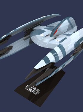皇冠特惠 星战系列之Vulture Droid战舰纸模型