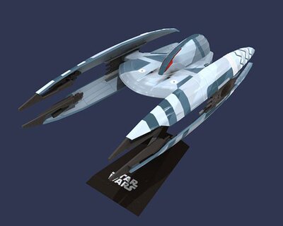 皇冠特惠 星战系列之Vulture Droid战舰纸模型