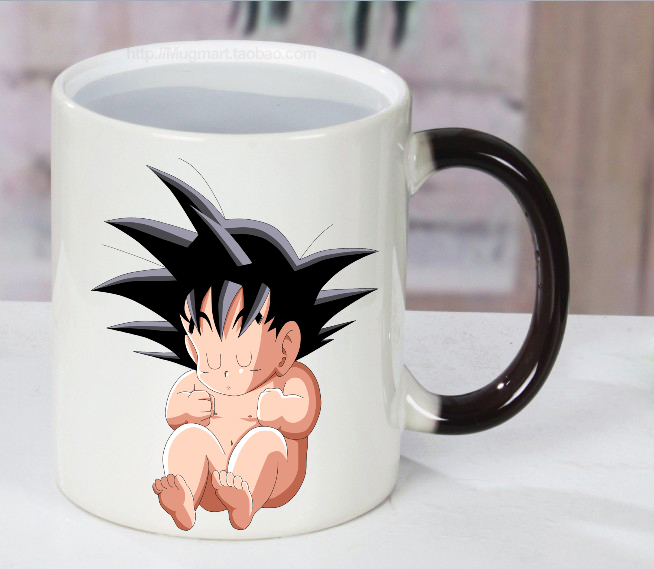 DRAGON BALL Dragon Ball Monkey reaction ceramics Temperature sensing coffee Mug Chameleon cup Water cupin the Tableware , Cup/Cups/Kettle , Mug  category - from Buy2taobao.com to provide professional Taobao agent buy service