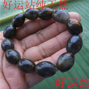 促销黄龙玉女生时尚流行水草花手链黄蜡石手饰宝石手串珠宝首饰品