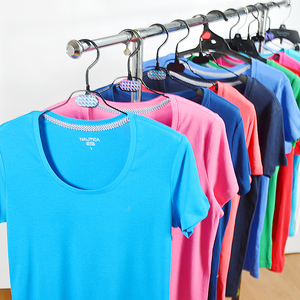 欧美大码胖mm夏薄款针织超弹短袖糖果色上衣T恤200斤可穿