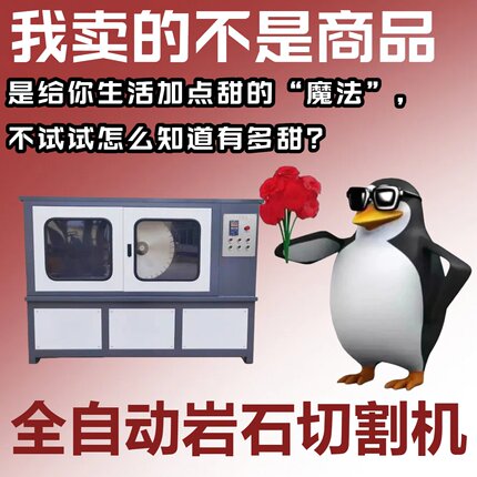 DQ-4型自动岩石锯石机全自动岩石切割机双端面磨平机混凝土切割机