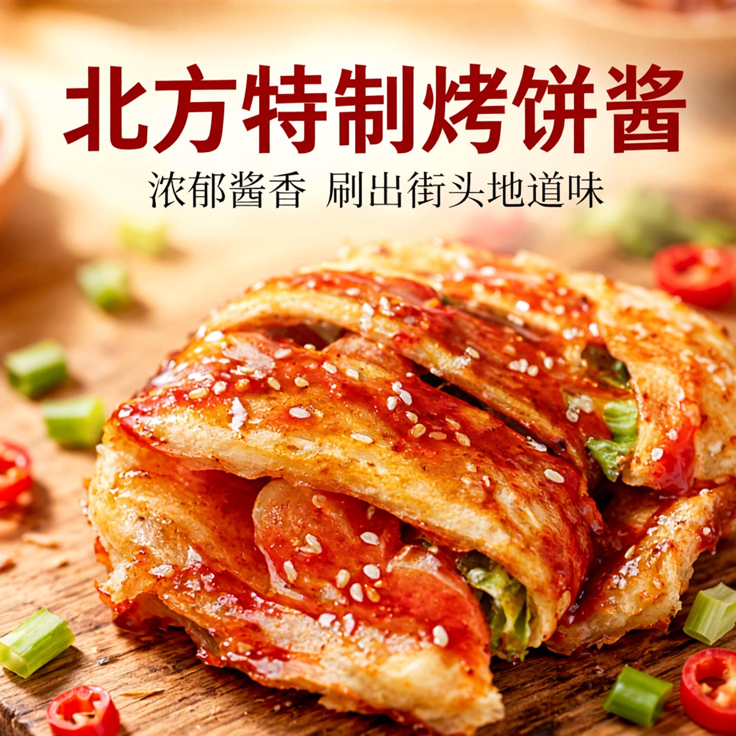 辣椒酱升元烤饼酱千层饼烧烤炸串刷酱蘸酱东北特色小吃复合调味料