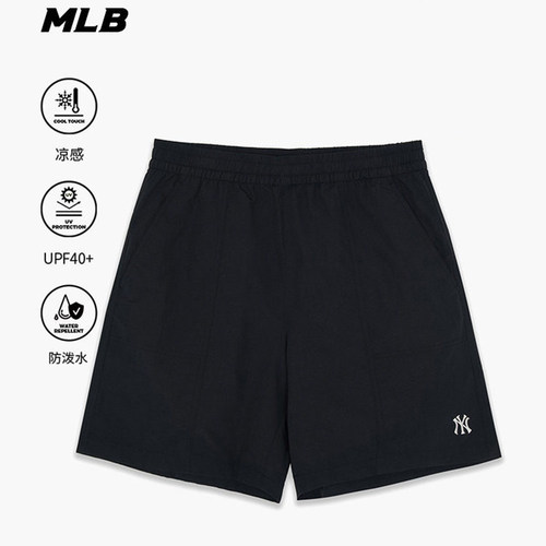 MLB情侣NY防晒防泼水五分短裤