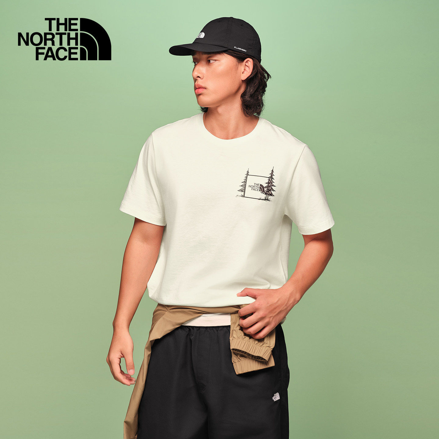 TheNorthFace北面男女纯棉新款运动上衣户外穿搭透气短袖T恤8GVD
