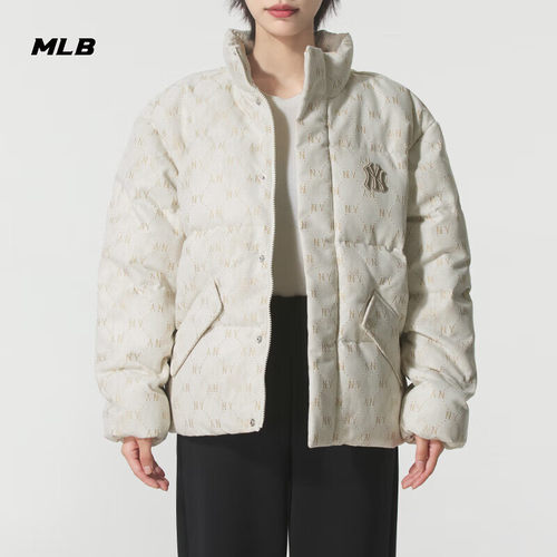 MLB复古老花满印防寒运动羽绒服