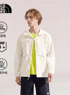 TheNorthFace北面防晒衣男夏Streamlet轻薄户外防泼水多效衣8BWC