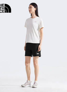 TheNorthFace北面女五分裤春夏款户外防泼水运动休闲透气短裤8EYT