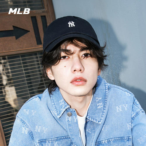 MLB情侣NY刺绣软顶运动棒球帽